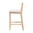thumbnail image 3 of bali & pari Sofia Bohemian Natural Rattan Bar Stool, 3 of 6