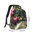 thumbnail image 2 of Lsque Pikmin Pattern Comfortable Student Backpack - Ergonomic Design, Durable, Water-Resistant, Multi-Compartment,Travel, and Outdoor Activities, 2 of 7