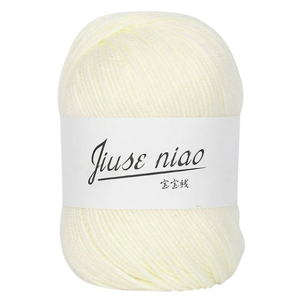 Cuadros Decorativos Hilo de algodón de 6 hilos de 50 g/rollo para tejer a ganchillo Material de hilo DIY (01) Tmvgtek embutido en tela