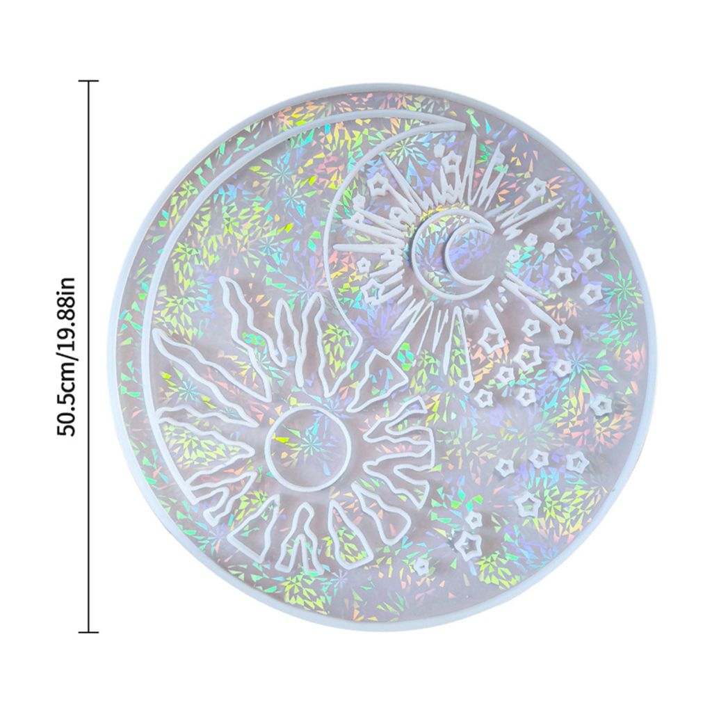lanema Creative Round Sun Pattern Resin Pendant Molds for Unique Home Office Accent
