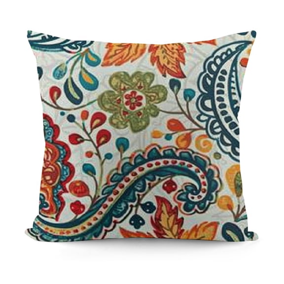 Outdoor pillowcase Waterproof Decorative Throw pillowcase with  Outdoor Square pillowcase for Patio Furniture( Print)