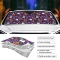 thumbnail image 4 of Kdxio Halloween Sweet Candy Print Front Windshield Sun Shade,Folding Auto Sunshade for Car Truck SUV-Medium, 4 of 7