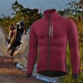 thumbnail image 4 of Chaqueta de invierno para bicicleta para hombre, abrigo cortavientos, impermeable, a prueba de viento, para correr, XL, Xl kusrkot Chaqueta de invierno para bicicletas, 4 of 8