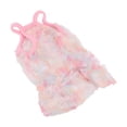 thumbnail image 2 of Vestido con tirantes para mascotas, falda de flores bordadas de tul transpirable para perros y gatos L, 2 of 13
