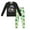 Black, variant on Hiijoy Toddler Boys Pajamas Dinosaur Print Long Sleeve T Shirt Pants Nightwear, Sizes 2-3T