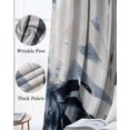 thumbnail image 3 of Vintage Navy Blue Botanical Blackout Curtains for Bedroom Living Room Darkening Curtains 63 Inches Long Modernism Tropical Leaves Window Curtain 2 Panels Set Window Treatment Grommet Drapes 52"x63", 3 of 9