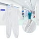 thumbnail image 3 of Traje Protector Desechable Traje con Capucha de PE Cuarentena Ropa de Seguridad para Todo el Cuerpo Hombres Mujeres Vestido de Aislamiento de Seguridad Unisex con Muñeca y, 3 of 8