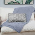 thumbnail image 3 of Sol Living Decorative Pillows 2-Pack Throw Pillows Couch Pillows Bedroom Throw Pillows Bed Macrame Decor Boho Pillows Lumbar Pillow Cushion Decorative Sofa Pillows Living Room, 20 x 12 inches, Grey, 3 of 5