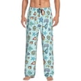 thumbnail image 1 of Balery Sea Shells 2 Pantalones de pijama para hombre, pijama ultraligero, pantalón de descanso-Large, 1 of 6