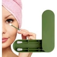 thumbnail image 1 of Coton-tige Réutilisable, Double Face Écologique avec Étui de Rangement (Vert), 1 of 6