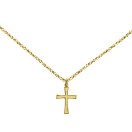 14kt Yellow Gold Cross Charm