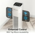 thumbnail image 6 of Comfort Zone 36” Tower Fan with Remote Control and Timer, White, 6 of 8