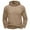 Khaki, variant on VBTAPA Mens Cotton Hooded T-shirt Long Sleeve Athletic Gym Workout Pullover Lightweight Athletic Hoodie Sweatshirts 2026 Army Green L