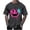 Dark Gray T-Shirt, variant on Dagegui T-Shirt for Men Smile Black Teeth Graphic Tee Short Sleeve Crewneck T Shirts Big and Tall Summer Tops Dark Gray S