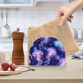 thumbnail image 6 of Glowing Jellyfish Bubbles Napkin Holder for Table Clear Napkin Stand Paper Holder Acrylic Organizer Dispenser Napkins for Dinner Kitchen Restaurant Room, 6 of 8