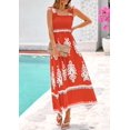 thumbnail image 3 of Vestido PRETTYGARDEN de Verano Boho Maxi sin Mangas Floral Talla L, 3 of 8
