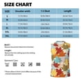 thumbnail image 6 of Bingfone Fall Maple Leaves Pattern Men's Tank Tops Workout Sleeveless Tee Shirts Running Beach Tanks for Men-Large, 6 of 8