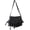 Black, variant on GOYJU Causal Fairy Grunge Messenger Bag with Pin Large Capacity Gothic Crossbody Bag Punk Emo Alt Shoulder Bag Dark Laptop Bag (Black,One size)