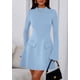thumbnail image 2 of Vestido PRETTYGARDEN Elegante para Mujer, Otoño 2025, Azul Claro, 2 of 8