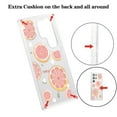 thumbnail image 4 of Luxury Clear Ultra Slim for Samsung Galaxy S24 Back Case, Wireless Charging Anti-scratch with Fruit Pattern Design Anti-fingerprint Transparent Phone Case Cover for Galaxy S24, Grapefruit, 4 of 11