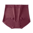thumbnail image 3 of Calzoncillos Talle Bajo Gibobby Dama Borde encaje Sexy Pantalones Moda Sólido Transpirable Bragas L vino L, 3 of 4