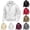White, variant on Zpzdpjkx Hooded Zip Jacket Classic Solid Color Drawstring Wind Resistant Daily Versatile Casual Hoodies for Men