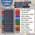 thumbnail image 2 of Faber-Castell 12 Count Metallic Oil Pastels- Adult Art Set for Artists of All Ability Levels, 2 of 9