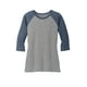 thumbnail image 1 of Raglán de las hilos de la gravedad 3/4 de la manga raglán - Fross de la Marina / Fross Gray - X-Small Gravity Threads Camiseta de manga corta, 1 of 1
