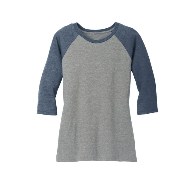 Gravity Threads Femmes Manches 3/4 Raglan - Marine Givre/gris Givre - Moyen