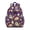 Purple-12, variant on Bright Floral Blossom Student Backpack Adjustable Padded Straps and Chest Strap Lightweight Water-resistant Durable School Backpack for Student and Students