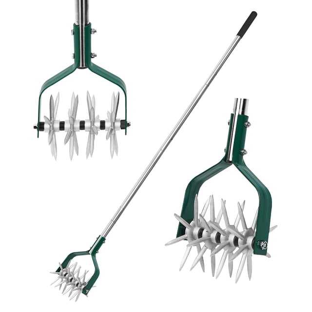 Cultivador rotativo de jardín YEELOR, cultivador manual de aluminio