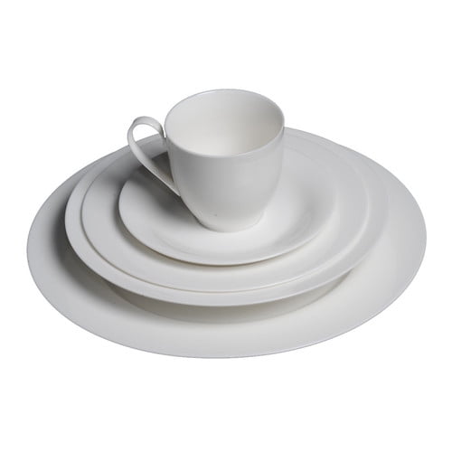 Flato Home Products Bone China 20 Piece Dinnerware Set, Service for 4 by Flato Home Products