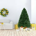 thumbnail image 2 of Costway 4Ft Pre-Lit Fiber Optic PVC Christmas Tree Metal Holiday, 2 of 10