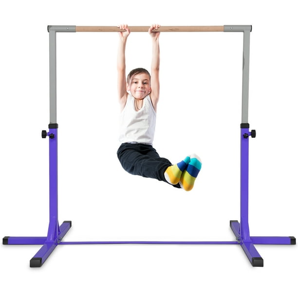 Gymax 4FT Portable Ballet Barre Freestanding Dance Bar Adjustable
