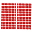 thumbnail image 1 of 100Pcs Rubber End Caps 9.5Mm ID PVC Round Tube Bolt Cap Cover Screw Thread Protectors Red,100 x Rubber End Caps,Red, 1 of 8
