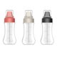 thumbnail image 1 of 3pcs 350ml botellas de compresión de plástico de 5 orificios Botellas de salsa dispensadores de condimentos, 1 of 4