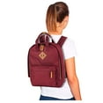 thumbnail image 3 of Laptop Backpack for Women, Men for Travel, School, College Backpack with Padded Back, Adjustable Padded Shoulder Straps - Burgundy, 3 of 7