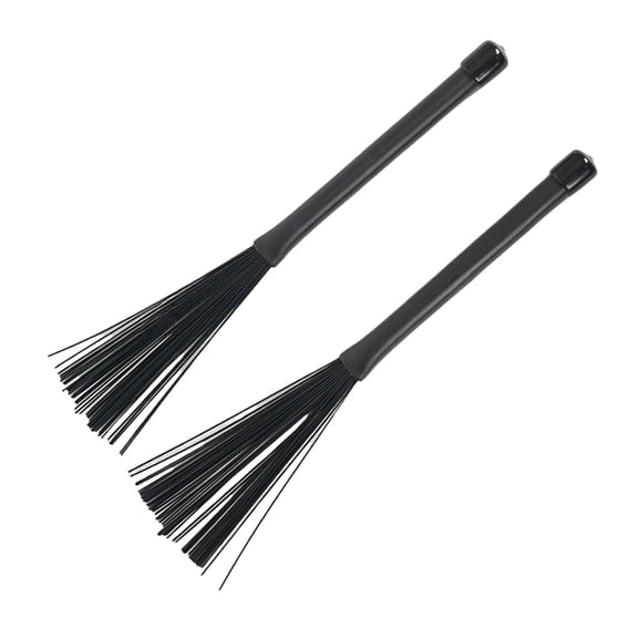 1Pair Nylon Rod Drumsticks Brushes Multi-Rod Bundle Sticks for Drum Lovers Constructed of Nylon Dowels Enduring