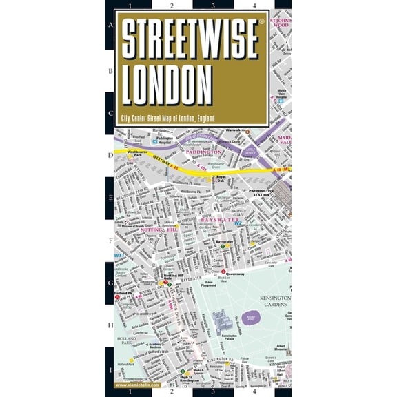Michelin Streetwise Maps Streetwise London Map - Laminated City Center Street Map of London, England, (Paperback)
