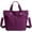 Purple, variant on CoCopeaunts Tote Satchel Handbag Nylon Shoulder Bag, Women's Crossbody Bag Large Capacity Durable Shopping Commute Hobo Bag Fest Gift