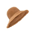 thumbnail image 2 of Gustave Straw Sun Hat for Women Wide Brim Beach Hat Packable UV Protection Lightweight Fringed Bucket Hats for Summer Travel Vacation - Khaki, 2 of 9