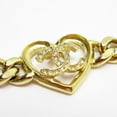 thumbnail image 4 of Pre-Owned CHANEL Coco Mark Metal Gold Necklace for Women t19419a (Good), 4 of 5