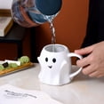 thumbnail image 2 of Wosthever Taza de café de cerámica de los fantasmas con 3D para el regalo único que da el regalo de Navidad para los amantes del café Tazas Teteras rosa, 2 of 6