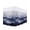 Blue, variant on Navy Blue Ombre Mountain Wrap Around Bed Skirts for Queen Bed 16" Drop,Bed Skirt with Adjustable Elastic Belt Dust Ruffle Bed Valance for Bedroom Hotel Nature Abstract Art Marble Bed Frame Cover