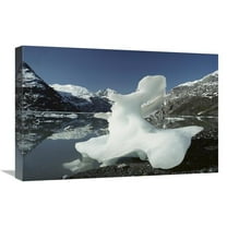 Global Gallery  Melting Iceberg on Shoreline of Glacier Bay National Park - Alaska Art Print - Gerry Ellis