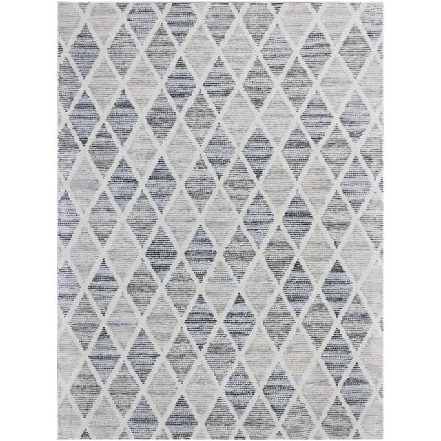 Amer Rug VEC290508 5 x 8 ft. Vector 29 Hand-Tufted Area Rug - Gray