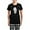 With Checker Pant, variant on CafePress - Buddha Light Pajamas - Women's Short Sleeve Print T-Shirt and Pants Dark Cotton Pajama Set