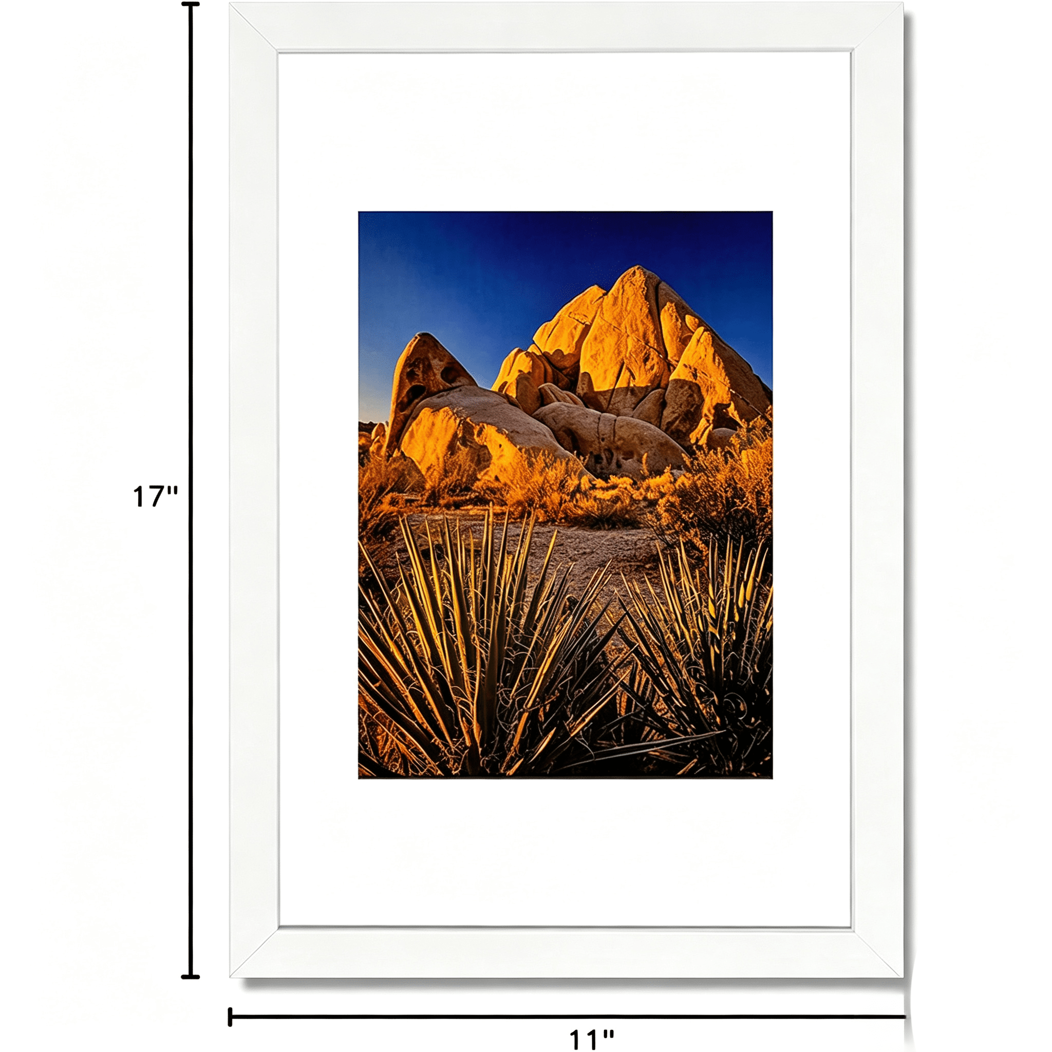 Picture Frame PVC White Frame 13.4W*3.1D*19.3H/7.48LB Wall Mount Display, Pack of 5