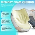 thumbnail image 5 of Premium Gel & Memory Foam Seat Cushion–Doctor Recommended Office Chair Cushion,Car Seat Cushion–Chair Cushions for Back & Sciatica Pain Relief–Seat Cushions for Office & Desk, 5 of 6