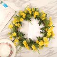 thumbnail image 4 of 35cm Simulation Flower Little Daisy Artificial Wreaths Silk Camellia  Heart Simulation Garland for Wedding Party Decoration, 4 of 6